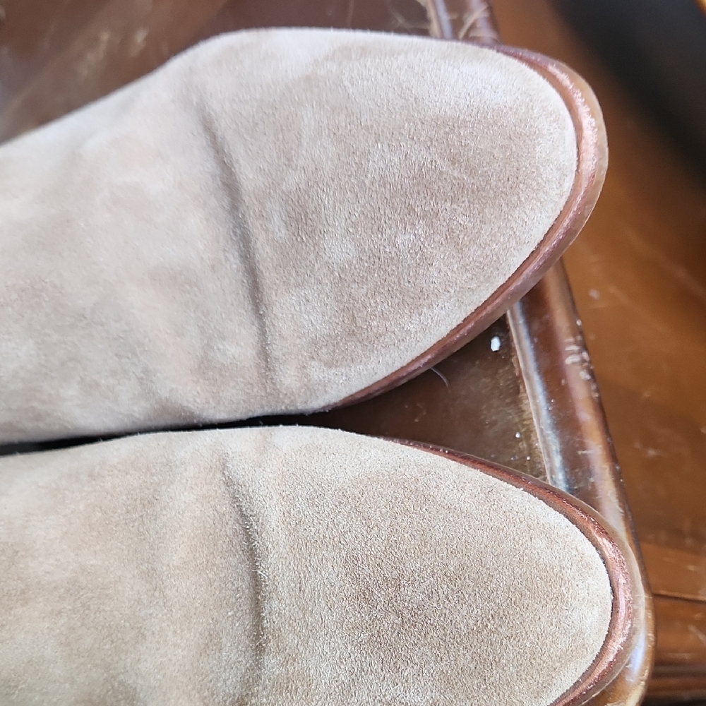 Rag & Bone Suede Low Ankle Boot with Side Zip - Picture 14 of 16